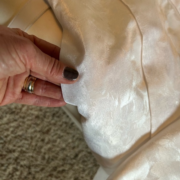 WHBM White jacquard belted dress - Picture 10 of 15